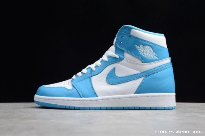 Official Maikesneakers Jordan High 1 Retro Air 'UNC' 555088-117 OG 0808